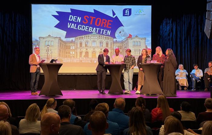 Utfordret politikere på formueskatt, innleie av arbeidskraft og havvind