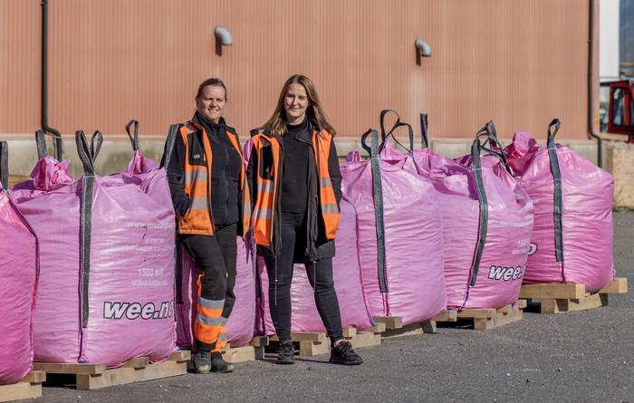 Rosa bigbags medvirkende til stor donasjon